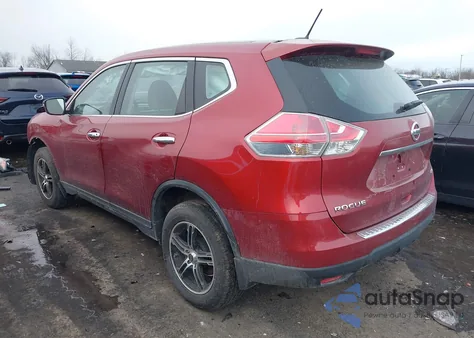 2015 Nissan Rogue S from USA, damaged, VIN KNMAT2MV5FP591911
